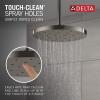 imageDELTA FAUCET 52160BL25 Delta H2Oknietic Single Setting UltraSoak Shower Head 25 GPM Water Flow Matte BlackBlack Stainless