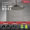 imageDELTA FAUCET 52160BL25 Delta H2Oknietic Single Setting UltraSoak Shower Head 25 GPM Water Flow Matte BlackBlack Stainless