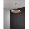 imageDELTA FAUCET 52160BL25 Delta H2Oknietic Single Setting UltraSoak Shower Head 25 GPM Water Flow Matte BlackChampagne Bronze