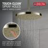 imageDELTA FAUCET 52160BL25 Delta H2Oknietic Single Setting UltraSoak Shower Head 25 GPM Water Flow Matte BlackPolished Nickel