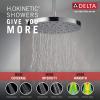imageDELTA FAUCET 52160BL25 Delta H2Oknietic Single Setting UltraSoak Shower Head 25 GPM Water Flow Matte BlackVenetian Bronze
