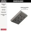 imageDELTA FAUCET 52171BL Universal Showering Components showerhead Matte BlackBlack Stainless