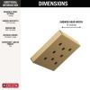 imageDELTA FAUCET 52171BL Universal Showering Components showerhead Matte BlackChampagne Bronze