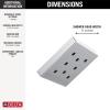 imageDELTA FAUCET 52171BL Universal Showering Components showerhead Matte BlackChrome