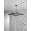 imageDELTA FAUCET Rubber Limited SingleSpray Raincan Shower HeadOil Rubbed Bronze Shower HeadRainfall Shower HeadSquare Shower Head175 GPM Flow RateWater Saving Shower HeadVenetian Bronze 52159RB