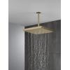 imageDelta Faucet 52161BL H2Oknietic Single Setting UltraSoak Shower Head 175 GPM Water Flow Matte BlackChampagne Bronze