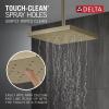 imageDelta Faucet 52161BL H2Oknietic Single Setting UltraSoak Shower Head 175 GPM Water Flow Matte BlackLumicoat Champagne Bronze