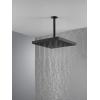 imageDelta Faucet 52161BL H2Oknietic Single Setting UltraSoak Shower Head 175 GPM Water Flow Matte BlackMatte Black