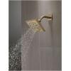 imageDelta Faucet 5Spray H2Okinetic Raincan Shower Head Oil Rubbed Bronze Showerhead Square Shower Head Delta Shower Head Water Saving Shower Head Venetian Bronze 52664RB