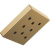 imageDELTA FAUCET 52171BL Universal Showering Components showerhead Matte BlackChampagne Bronze