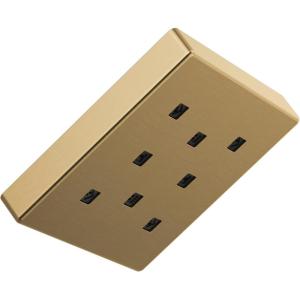 imageDELTA FAUCET 52171BL Universal Showering Components showerhead Matte BlackChampagne Bronze
