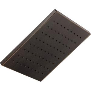 imageDELTA FAUCET Rubber Limited SingleSpray Raincan Shower HeadOil Rubbed Bronze Shower HeadRainfall Shower HeadSquare Shower Head175 GPM Flow RateWater Saving Shower HeadVenetian Bronze 52159RB
