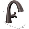 imageDelta Faucet Stryke Pull Down Bathroom Faucet Bathroom Pull Out Faucet Black Single Hole Bathroom Faucet with Pull Down Sprayer Bathroom Sink Faucet with Magnetic Docking Matte Black 577BLPDDSTVenetian Bronze