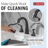 imageDelta Faucet Stryke Pull Down Bathroom Faucet Bathroom Pull Out Faucet Black Widespread Bathroom Faucet 3 Hole Pull Down Bathroom Sink Faucet with Magnetic Docking Matte Black 35775BLPDDST