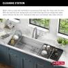 imageRivet 45inch Workstation Kitchen Sink Undermount 16 Gauge Stainless Steel Single Bowl with 2Tier WorkFlow Ledge and Chefs Kit of 11 Accessories 95BA13145SSSStainless Steel
