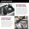 imageRivet 45inch Workstation Kitchen Sink Undermount 16 Gauge Stainless Steel Single Bowl with 2Tier WorkFlow Ledge and Chefs Kit of 11 Accessories 95BA13145SSSStainless Steel