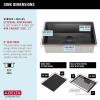 imageRivet 45inch Workstation Kitchen Sink Undermount 16 Gauge Stainless Steel Single Bowl with 2Tier WorkFlow Ledge and Chefs Kit of 11 Accessories 95BA13145SSSGunmetal