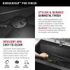 imageRivet 45inch Workstation Kitchen Sink Undermount 16 Gauge Stainless Steel Single Bowl with 2Tier WorkFlow Ledge and Chefs Kit of 11 Accessories 95BA13145SSSGunmetal