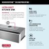 imageRivet 45inch Workstation Kitchen Sink Undermount 16 Gauge Stainless Steel Single Bowl with 2Tier WorkFlow Ledge and Chefs Kit of 11 Accessories 95BA13145SSSStainless Steel
