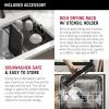 imageRivet 45inch Workstation Kitchen Sink Undermount 16 Gauge Stainless Steel Single Bowl with 2Tier WorkFlow Ledge and Chefs Kit of 11 Accessories 95BA13145SSSStainless Steel