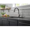 imageDelta Faucet Mateo Touch Kitchen Faucet Black Kitchen Faucets with Pull Down Sprayer Kitchen Sink Faucet Touch Faucet for Kitchen Sink Delta Touch2O Technology Black Stainless 9183TKSDSTBlack Stainless