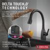 imageDelta Faucet Mateo Touch Kitchen Faucet Black Kitchen Faucets with Pull Down Sprayer Kitchen Sink Faucet Touch Faucet for Kitchen Sink Delta Touch2O Technology Black Stainless 9183TKSDSTMatte Black