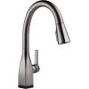 imageDelta Faucet Mateo Touch Kitchen Faucet Black Kitchen Faucets with Pull Down Sprayer Kitchen Sink Faucet Touch Faucet for Kitchen Sink Delta Touch2O Technology Black Stainless 9183TKSDSTBlack Stainless