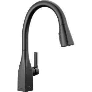 imageDelta Faucet Mateo Touch Kitchen Faucet Black Kitchen Faucets with Pull Down Sprayer Kitchen Sink Faucet Touch Faucet for Kitchen Sink Delta Touch2O Technology Black Stainless 9183TKSDSTMatte Black