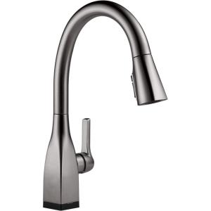 imageDelta Faucet Mateo Touch Kitchen Faucet Black Kitchen Faucets with Pull Down Sprayer Kitchen Sink Faucet Touch Faucet for Kitchen Sink Delta Touch2O Technology Black Stainless 9183TKSDSTBlack Stainless