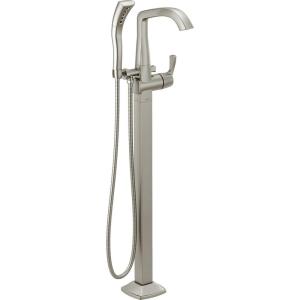 imageDELTA FAUCET T4776SSFL Freestanding Tub Filler Trim FloorMount Stainless