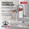imageDelta Faucet Renaldi Touchless ProClean Kitchen Faucet with Touch Technology and Soap Dispenser in Arctic StainlessArctic Stainless
