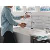 imageDelta Faucet Renaldi Touchless ProClean Kitchen Faucet with Touch Technology and Soap Dispenser in Arctic StainlessChrome