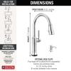 imageDelta Faucet Renaldi Touchless ProClean Kitchen Faucet with Touch Technology and Soap Dispenser in Arctic StainlessChrome