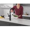 imageDelta Faucet Renaldi Touchless ProClean Kitchen Faucet with Touch Technology and Soap Dispenser in Arctic StainlessMatte Black