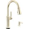 imageDelta Faucet Renaldi Touchless ProClean Kitchen Faucet with Touch Technology and Soap Dispenser in Arctic StainlessPolished Nickel