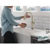 imageDelta Faucet Renaldi Touchless ProClean Kitchen Faucet with Touch Technology and Soap Dispenser in Arctic StainlessPolished Nickel
