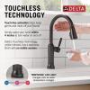imageDelta Faucet Renaldi Touchless ProClean Kitchen Faucet with Touch Technology and Soap Dispenser in Arctic StainlessVenetian Bronze