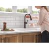 imageDelta Faucet Renaldi Touchless ProClean Kitchen Faucet with Touch Technology and Soap Dispenser in Arctic StainlessVenetian Bronze