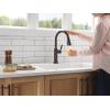 imageDelta Faucet Renaldi Touchless ProClean Kitchen Faucet with Touch Technology and Soap Dispenser in Arctic StainlessVenetian Bronze