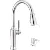 imageDelta Faucet Renaldi Touchless ProClean Kitchen Faucet with Touch Technology and Soap Dispenser in Arctic StainlessChrome
