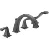 imageDelta Faucet Dryden Roman Tub Faucet with Hand Shower  T4751RB  Bath Faucet Handles ampamp Hand Shower Set  Venetian Bronze Valve Sold SeparatelyVenetian Bronze