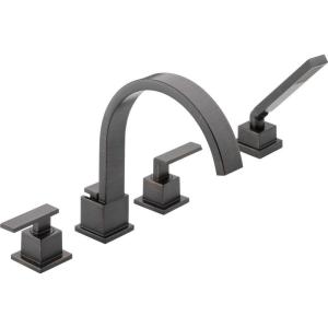 imageDELTA FAUCET T4753RB Roman Tub 875 x 2600 x 875 inches Venetian BronzeVenetian Bronze