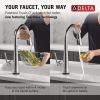 imageDelta Faucet Emmeline Touchless Kitchen Faucet with Touch Technology Black Kitchen Sink Faucet with Pull Down Sprayer Matte Black 9182TLBLDSTLumicoat Arctic Stainless
