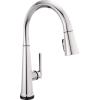imageDelta Faucet Emmeline Touchless Kitchen Faucet with Touch Technology Black Kitchen Sink Faucet with Pull Down Sprayer Matte Black 9182TLBLDSTLumicoat Chrome