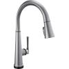 imageDelta Faucet Emmeline Touchless Kitchen Faucet with Touch Technology Black Kitchen Sink Faucet with Pull Down Sprayer Matte Black 9182TLBLDSTLumicoat Arctic Stainless