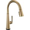 imageDelta Faucet Emmeline Touchless Kitchen Faucet with Touch Technology Black Kitchen Sink Faucet with Pull Down Sprayer Matte Black 9182TLBLDSTLumicoat Champagne Bronze