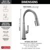imageDelta Faucet Emmeline Touchless Kitchen Faucet with Touch Technology Black Kitchen Sink Faucet with Pull Down Sprayer Matte Black 9182TLBLDSTLumicoat Arctic Stainless
