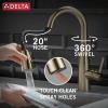 imageDelta Faucet Essa Touchless Bar Faucet with Touch Technology Gold Pull Down Prep Sink Faucet Champagne Bronze 9913TLCZDSTChampagne Bronze
