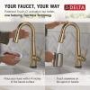 imageDelta Faucet Essa Touchless Bar Faucet with Touch Technology Gold Pull Down Prep Sink Faucet Champagne Bronze 9913TLCZDSTChampagne Bronze