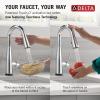 imageDelta Faucet Essa Touchless Bar Faucet with Touch Technology Gold Pull Down Prep Sink Faucet Champagne Bronze 9913TLCZDSTChrome